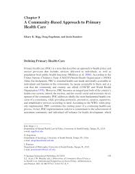 Check spelling or type a new query. Pdf A Community Based Approach To Primary Health Care