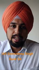 Rank-34 IAS Simrandeep Singh Punjabi Literature For IAS BY SARABJIT SINGH