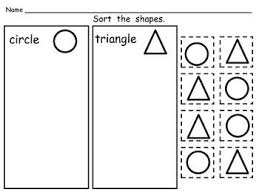 Free Sorting Shapes Practice Pages Both 2 D And 3 D Soli Preschool Math Teaching Shapes Kindergarten Math