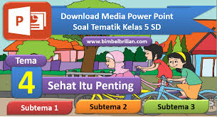 Mempunyai banyak teman bisa untuk diajak … a. Media Power Point Ppt Soal Kelas 5 Sd Tema 4 Sehat Itu Penting Bimbel Brilian