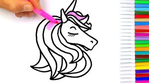 Disegno Unicorno Facile Disegni Per I Piu Piccoli Youtube