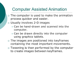 The system allowed artists to digitally load the animator's sketches and do the inking and coloring process on a computer. 2 02a History Of Animation 2 02 Develop Computer Animations Ppt Download