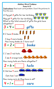 First grade operations and hints of algebra worksheets. Addition Word Problems Online Activity For Grade 1