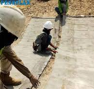 Durable Geosynthetic Cementitious Composite Mats Flexible Cement Canvas  Roll Concrete Blanket