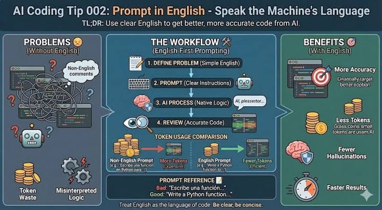 AI Coding Tip 002 — Prompt in English | by Maximiliano Contieri |  CodeToDeploy | Medium