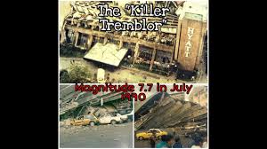 On 16 july 1990, an earthquake measuring 7.7 on the richter scale struck the island of luzon, philippines. July 16 1990 Magnitude 7 7 Earthquake That Struck Luzon Baguio City Youtube