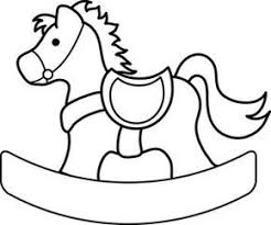 Baby Blanket Clipart Black And White Google Image Result For Http Www Horseclipart Com Horse Clipart Images Black And White Outline Drawing Rocking Horse Horse Coloring Pages Baby Rocking Horse