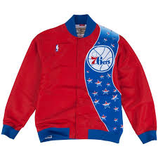$ 200.00 philadelphia sixers vintage 1990's satin snap jacket made by: Vintage 76ers Jacket