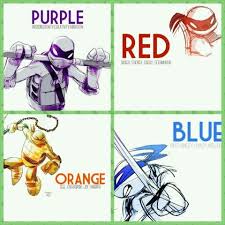 Teenage Mutant Ninja Turtles Colors And Meanings Lrs Tmnt Ninja Turtles Teenage Mutant Ninja Turtles