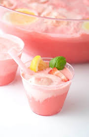 Add raspberry sherbet or pineapple sherbet to punch bowl. Pink Strawberry Sherbet Punch Design Eat Repeat