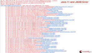 Exception in thread main java.lang.noclassdeffounderror: Java 11 And How To Fix Java Lang Typenotpresentexception Type Javax Xml Bind Jaxbcontext Exception Crunchify