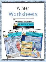What are the winter months? Winter Facts Information Worksheets For Kids Teaching Resource