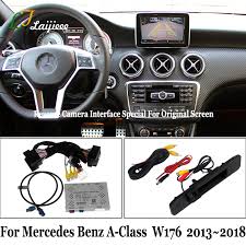 For Mercedes Benz A Class W176 2013 2018 Reverse Camera Kit Hd Rear View Parking Camera Update Oem Screen No Need Programming Vehicle Camera Aliexpress