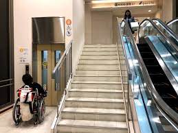 アクア広島センター街 広島市中区基町 2018年10月14日 まりちゃんが車いすで行く 車いす 多機能トイレ 広島