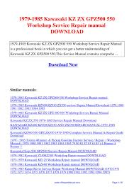 Fastener torque remarks n1m kg1m ft1lb lubrication system: 1979 1985 Kawasaki Kz Zx Gpz500 550 Workshop Service Repair Manual By Yuan Wang Issuu