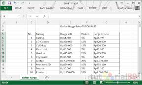 Check spelling or type a new query. Cara Cepat Menghitung Harga Diskon Di Excel Tutorial89