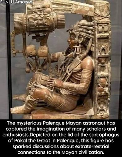 Mayan astronaut theory and symbolism on Pakal's sarcophagus