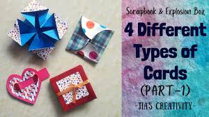 It creates a window into a scene. How To Make 4 Different Cards For Scrapbook Explosion Box Scrapbook Cards Ideas Part 1 Youtube