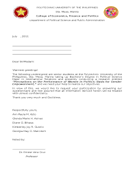 You cannot just write a generic cover letter for each internship and expect returns. Sample Letter Requesting Permission To Conduct A Survey