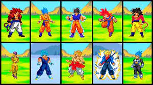 Dbz team training is a gba game based on pokemon fire red. Todas Evolucoes All Evolutions Dbz Team Training Gba Youtube