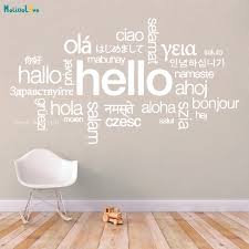 Inspirational wall art, motivational wall art, office wall decor, wall art for living room and bedroom, office decor (set of 6, 8x10in, unframed) 4.5 out of 5 stars 944 $12.88 $ 12. Welcome Wall Stickers In Many Languages Hello Text Words Home Decor Coffee Shop Ebay