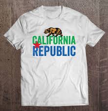Unless otherwise mentioned, all shirts and sweatshirts are machine washable and dryer friendly. California Republic