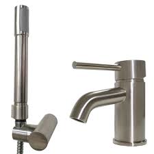 Browse a variety of unique bathroom faucets and fittings, wall and floor tiles, lights, mirrors as well as towels, shower curtains, stools, hampers, soaps and more. Contempo Bath Head Faucet With Pullout Sprayer Itc Marine