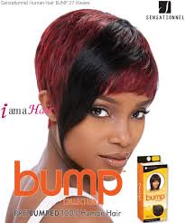 Short / bob heat safe: 27pcs Sensationnel Bump
