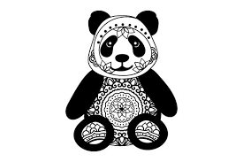 Download Panda Mandala Style Svg Cut File By Creative Fabrica Crafts Creative Fabrica