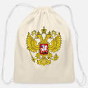 Russian Double Headed Eagle National Emblem Russia' Cotton ...