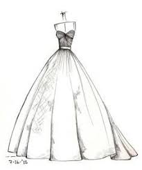 Weddinng Dress Illustration By Dresssketch On Etsy Kleider Zeichnen Mode Zeichnen Hochzeitskleid Zeichnen