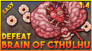 Transparent terraria brain of cthulhu. Terraria Brain Of Cthulhu 1 4 Easy Guide Console Pc Mobile Youtube