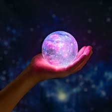 Afbest 3d mond licht 15cm led nachttischlampe. Mond Galaxie Lampe Nachtlicht Mondlicht Tischlampe Mit Farbwechsel Kaufen