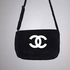 Authentic Black And White Chanel Bag Chanel Cosmetic Vip Fluffy Messenger Side Bag Brand New Chanel Precision Messenger Bag Vip Item From The Chanel Beauty Coun Bags Chanel Bag Chanel Handbags