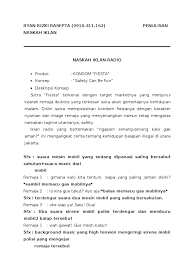 Home contoh soap contoh naskah iklan radio produk makanan. Naskah Iklan Gino Pdf