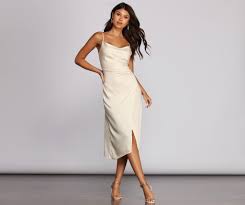 Foxy Lady Slinky Dress In 2020 Slinky Dress Trendy Cocktail Dresses Dresses