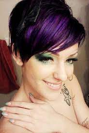 23 Short Violet Hairstyles Short Hair Pixie Edgy Short Hair Styles Hair Color Purple