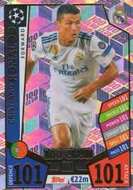 Pick a template & save cue cards in pdf. Real Madrid 17 18 Match Attax Champions League 17 18 Cristiano Ronaldo 100 Club Trading Card Memorabilia Collectibles Sports Outdoors Powderhousebend Com