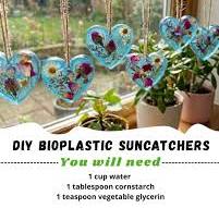 DIY Bioplastic Suncatchers Ingredients 1 cup water 1 ...