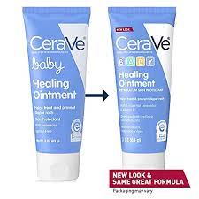 Amazon Com Cerave Healing Ointment For Baby Diaper Rash Cream For Extra Dry Cracked Skin Lanolin Fragrance Free 3 Ounce Packaging May Vary Baby