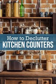 Find another spot besides the countertop for appliances you don't use on a regular basis. Steps For Decluttering Your Kitchen Counters Budget Dumpster