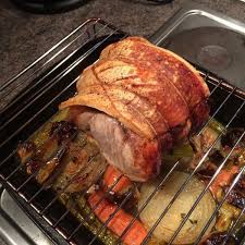 Roast Pork Leg Crackling Joint With Cider Gravy Dave S Delicious Delights Recipe Pork Leg Pork Joint Recipe Pork