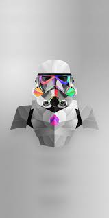 Stormtrooper Abstract Star Wars Colorful Minimal Art 1080x2160 Wallpaper Star Wars Wallpaper Iphone Star Wars Art Star Wars Wallpaper