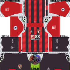 Afc bournemouth (/ ˈbɔːrnməθ / (listen)) is a professional association football club based in kings park, boscombe, a suburb of bournemouth, dorset, england. Afc Bournemouth Kits 2019 2020 Dream League Soccer