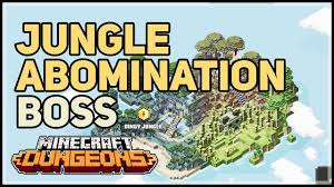 It spawns in the overgrown temple, in the sun room. Jungle Abomination Minecraft Dungeons New Dlc Boss Youtube