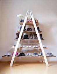 Diy Das Leiter Schuhregal Schuhregal Schuhregal Diy Deko Ideen