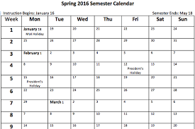 Image result for semester calendar