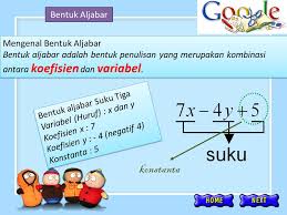 Maybe you would like to learn more about one of these? Aljabar Dan Penerapannya Ppt Download