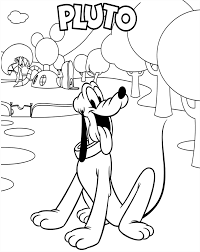 Mickey Mouse Para Colorear Con Ejemplo
