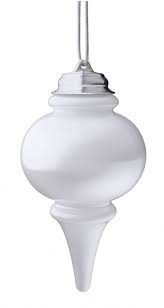 Illuminating White Outdoor Led Pulsing 10 Finial Battery Powered Light Sensor